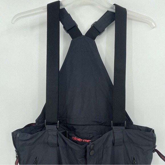 Obermeyer Snow Pants with removable Suspenders Black sz Medium - Picture 2 of 14
